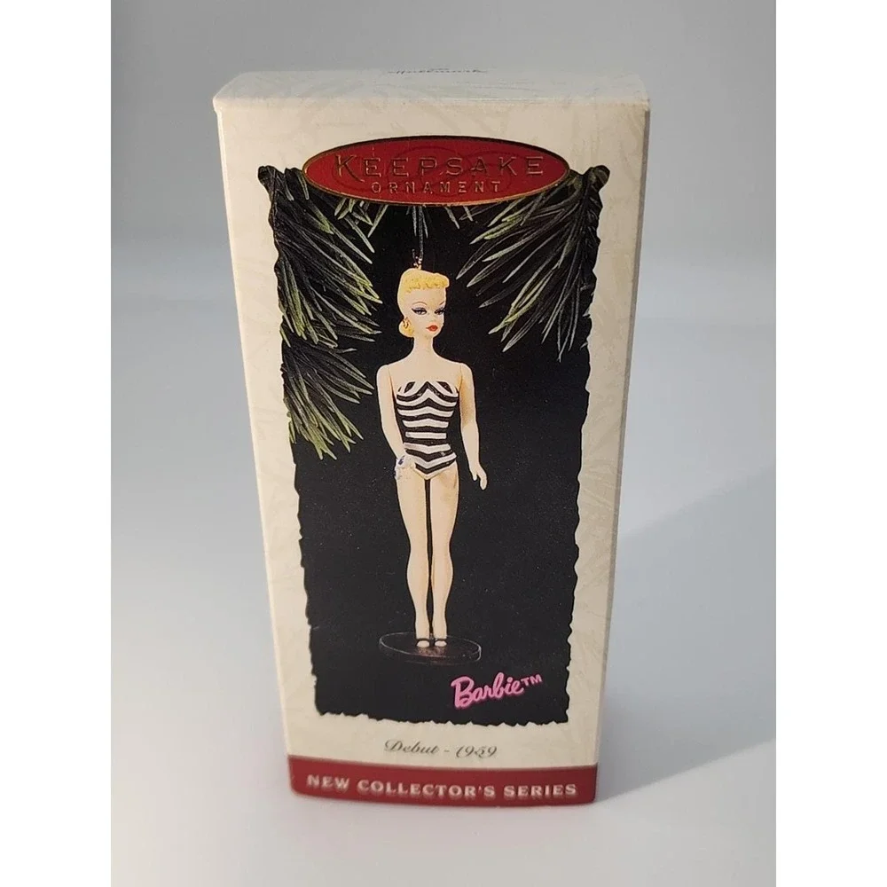Vintage Hallmark Keepsake Christmas Debut Ornament Barbie Collector‎ Series # 1